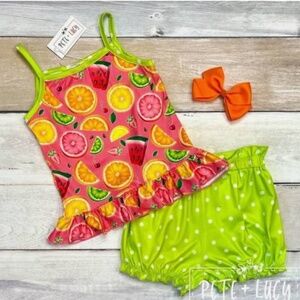 Fruity 2 piece short set